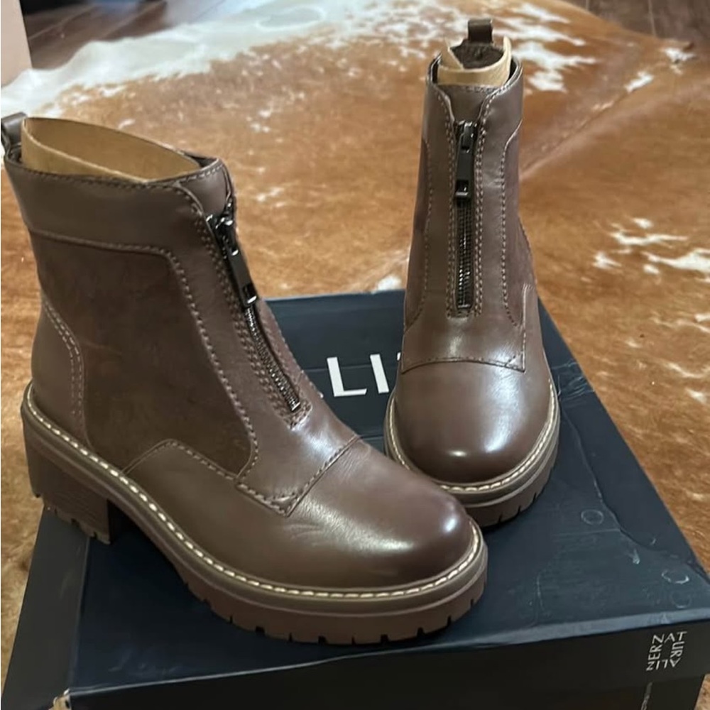Naturalizer Chocolate Ankle Booties